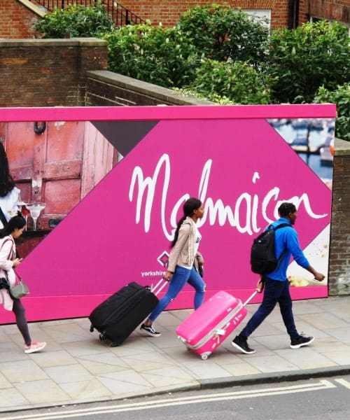 Advertising Hoarding panel printing