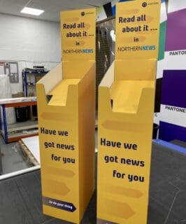Custom made display stand box dispenser
