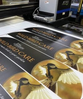Custom Foamex header cards