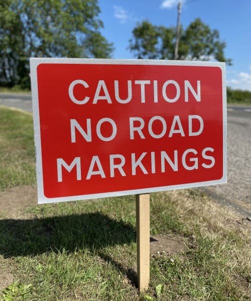Reflective street signs