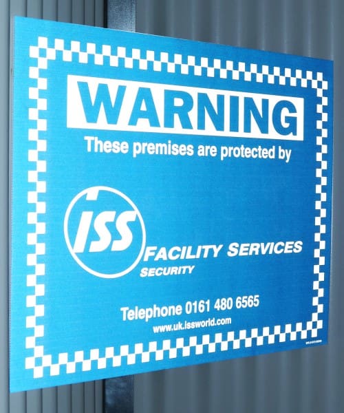 Reflective warning boards