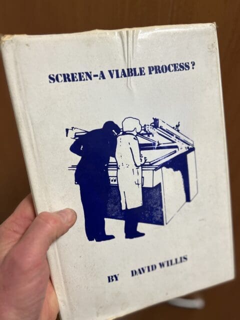 is screenprinting a viable process thesis book